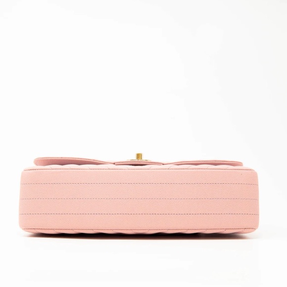 Chanel Pink Chevron Medium Classic Flap - Picture 5 of 16